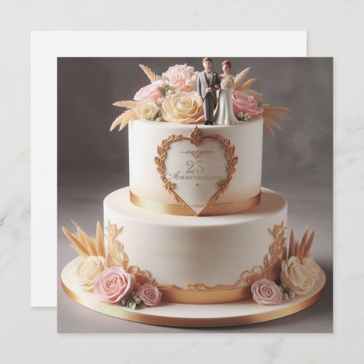 SCHÖNER JAHRESKUCH MIT BRÜCKE UND GROSSE (Vorne/Hinten)