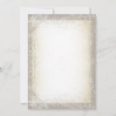 schöner Jahrgang der Hochzeit Einladung (Rückseite)