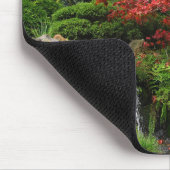 Schöner japanischer Rockgarten mit Pagoda Mousepad (Ecke)