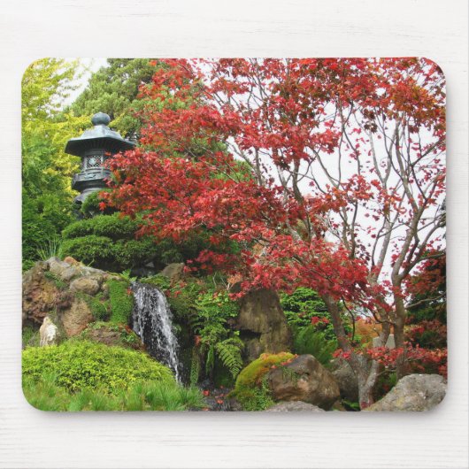 Schöner japanischer Rockgarten mit Pagoda Mousepad (Vorne)