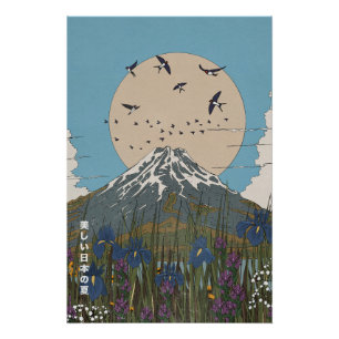 Schöner japanischer Sommer Poster