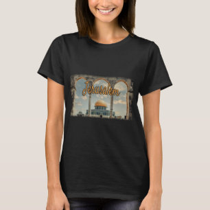 Schöner Jerusalem-Dom des Rock Design T-Shir T-Shirt