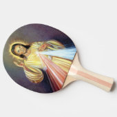 Schöner Jesus Christus Tischtennis Schläger (Seitenansicht)