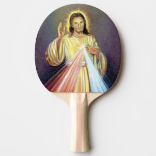 Schöner Jesus Christus Tischtennis Schläger