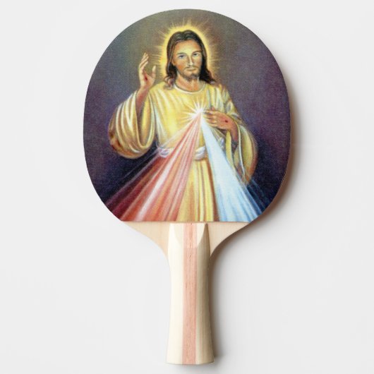 Schöner Jesus Christus Tischtennis Schläger (Vorderseite)