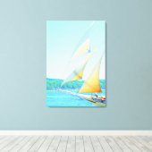 Schoner Jibs fliegen gewickelte Leinwand (Insitu (Holzboden))