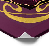 Schöner Jugendstil Poster (Ecke)