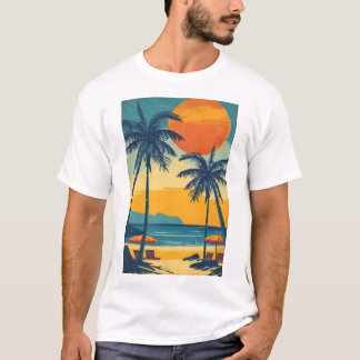 Schöner Jugendstil-Poster-T - Shirt