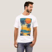 Schöner Jugendstil-Poster-T - Shirt (Vorne ganz)