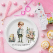 Schöner Junge 1. Kommune Pappteller (Party)