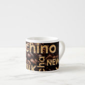 Schöner Kaffee-Espresso-Entwurf Espressotasse (Vorderseite Rechts)