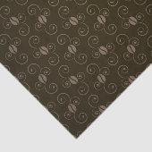 Schöner Kaffee-Espresso-Entwurf Seidenpapier (Ausschnitt)