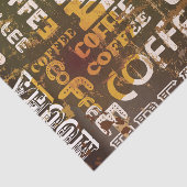 Schöner Kaffee-Espresso-Entwurf Seidenpapier (Ausschnitt)