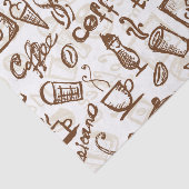 Schöner Kaffee-Espresso-Entwurf Seidenpapier (Ausschnitt)
