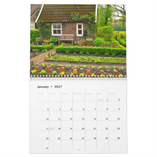 Schöner Kalender der Garten-2013 (Jan 2027)