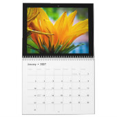 Schöner Kalender der tropischen Blume (Jan 2027)