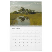 SCHÖNER Kalender mittlerer Größe BOTSWANAS (Mär 2027)