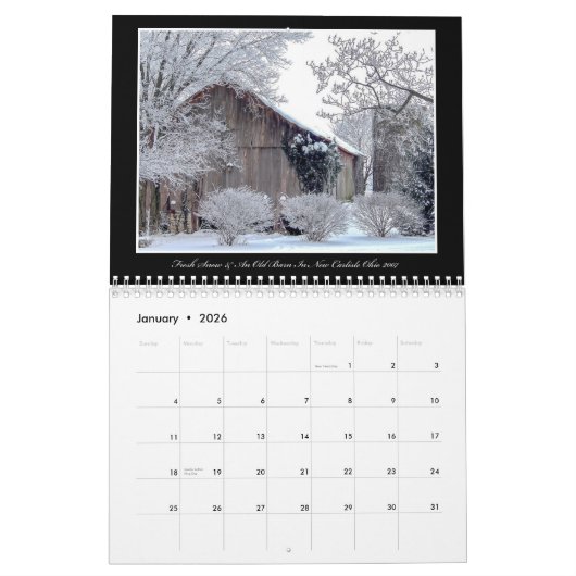 Schöner Kalender Ohios 2017 durch Thomas Minutolo (Jan 2026)