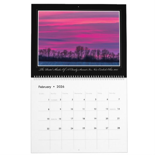 Schöner Kalender Ohios 2017 durch Thomas Minutolo (Feb 2026)