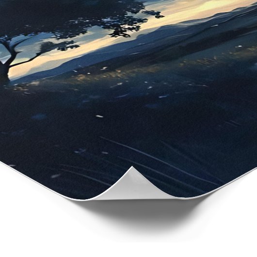 Schöner Kampf Poster (Ecke)