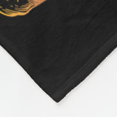 Schöner Kampffisch Siamese Halfmoon Gif Fleecedecke (Ecke)
