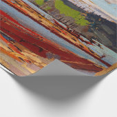 Schöner Kanadischer See, Tom Thomson Bateaux Geschenkpapier (Ecke)