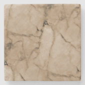 Schöner Karamell-Marmor-Stein-Untersetzer Steinuntersetzer (Vorderseite)