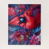 Schöner Kardinalvogel Puzzle (Vertikal)