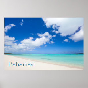 Schöner karibischer Strand Poster