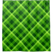 Schöner Karierter Baumduschvorhang Duschvorhang (Vorderseite)