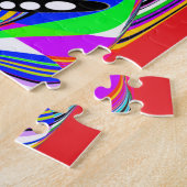 Schöner Karneval der Farben abstrakte Kunst Puzzle (Seite)