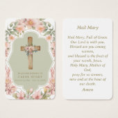 Schöner Katholik im Gedächtnis Hail Mary Gebet Car (Vorne & Hinten)