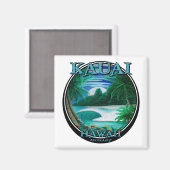 Schöner Kauai-Hawaii-Magnet Magnet (Vorderseite/Rückseite)