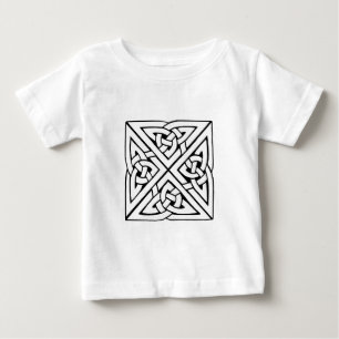 Schöner keltischer Knoten-Kunst-Entwurf Baby T-shirt