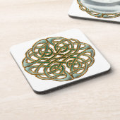 Schöner keltischer Knoten Untersetzer (Linke Seite)
