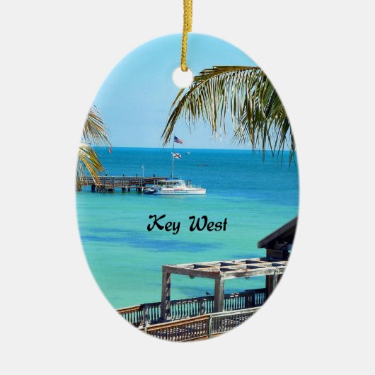 Schöner Key West Keramikornament (Vorne)