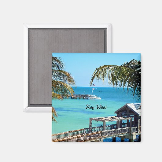 Schöner Key West Magnet (Vorderseite/Rückseite)