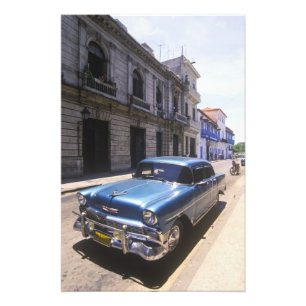 Schöner Klassiker Chevrolet restauriert aus Fotodruck