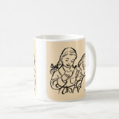 Schöner kleiner Bruder/Schwester-Tasse Kaffeetasse (VorderseiteRechts)