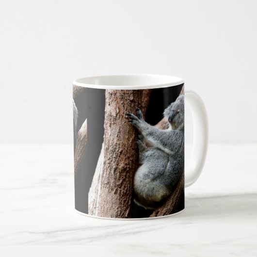 Schöner Koala-Bär im Garten Kaffeetasse (VorderseiteRechts)