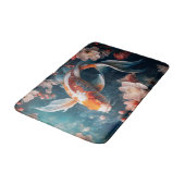 Schöner Koi Fish Pond Badematte (Schrägansicht)