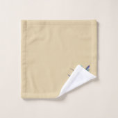 Schöner Kolibri auf Hellbeige Badhandtuch Set (Waschlappen)