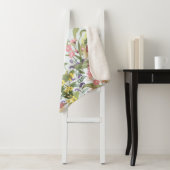 Schöner Kolibri in einer blumengeschmückten Blume Sherpadecke (Beispiel)