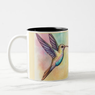 Schöner Kolibri Zweifarbige Tasse