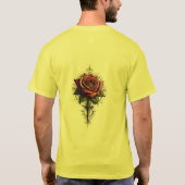Schöner Kompass für Rose T-Shirt (Rückseite)