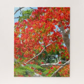 Schöner königlicher Poinciana Baum-Puzzle Puzzle (Vertikal)