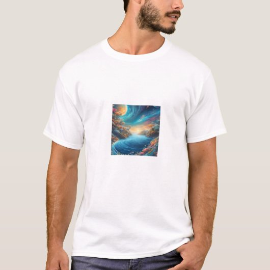 schöner Kosmos-T - Shirt (Vorderseite)