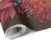 Schöner Kran Geschenkpapier (Rolleneckpunkt)