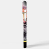 Schöner Kranich bei Sonnenuntergang in der Savanna Case-Mate iPhone Hülle (Rückseite / Links)