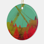 Schöner Kraningenieur im Nordwesten Art Keramik Ornament (Links)